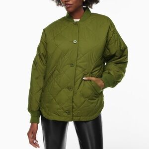Wilfred Quilted Bomber Jacket